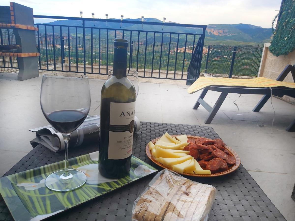 Chalet El Mirador Del Valle Barbacoa By Apartamentos Logrono Nalda 외부 사진